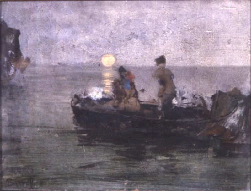 Luna a Chioggia - Galleria d’Arte Moderna Ricci Oddi, Piacenza